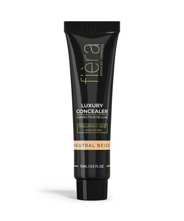 Fira Luxury Concealer & Skincare - 2-In-1 All Day Coverage With Anti-Aging Ingredients - 0.5 FL. OZ. Neutral Beige Color