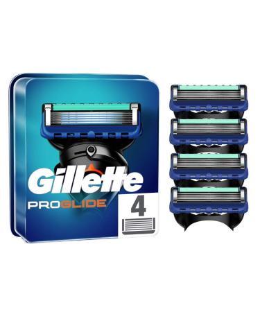 Gillette ProGlide razor blades 4 replacement blades for wet razors men with 5-fold blade 4 pieces (1 pack) Old
