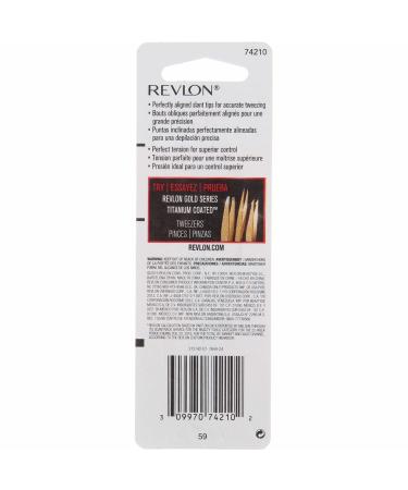 Revlon Expert Tweezer Slant Tip 3-Pack - Precision Eyebrow Hair Removal Tool - Buy Online on SooperMarket.com