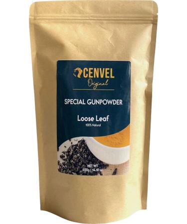 CENVEL Special Gunpowder Green Tea | 100% Natural Pure Loose Leaf Gunpowder Green Tea | Rich in Antioxidant (400G)