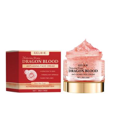 Dragon's Blood Easy Cream Placenta Dragon Blood Cream Royal Dragon Blood Cream Niacinamide for Post-Acne Marks Encapsulated Colour Pigments Black Oat Plump and Smooth Skin (50g)