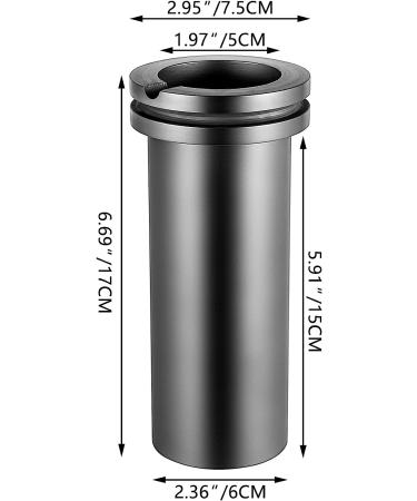 VEVOR High Purity 3kg Graphite Crucible for Metal Smelting - Jewelry Casting Tools - Buy Online on SooperMarket.com