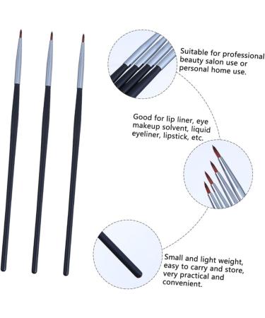 Mikinona 5pcs Fine Eyeliner Brush Lip Makeup Brush Gel Eyeliner Brush Makeup Lipstick Applicator Gels Fiber - Buy Online on SooperMarket.com