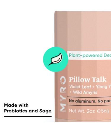 Myro Deodorant | Plant-based, Aluminum and Baking Soda Free, Vegan | 24-Hour Odor Control | Pillow Talk Scent - Buy Online on SooperMarket.com