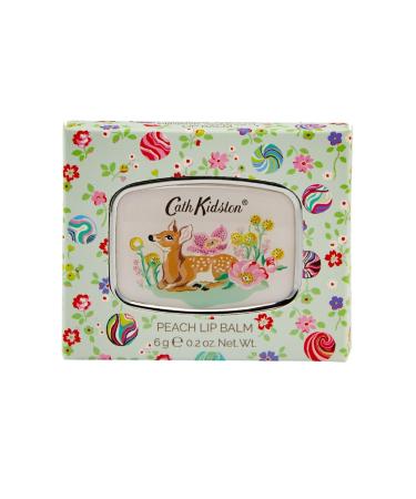 Cath Kidston Peach Lip Balm 6 g and Compact Mirror Uplifting Essential Oils Travel Size Fits In A Handbag Cruelty Free and Vegan Friendly Beauty Gift For Her Carnival Parade Collection