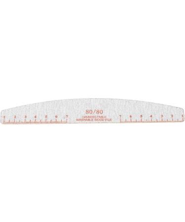 80/80 Grit Nail Files Nail File for Manicure Effective Reusable 50 Pieces Washable for Acrylic Nails Gel Nail Extension False Nails - Buy Online on SooperMarket.com