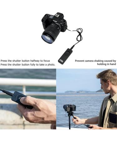 Kiwifotos RS-60E3 Remote Switch Shutter Release Cord for Canon EOS Rebel T6 T7 T5 T8i, 90D, 80D, 70D & More - Canon C2 Compatible - Buy Online on SooperMarket.com