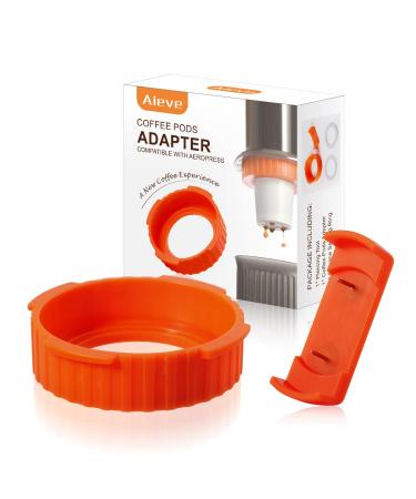 AIEVE Coffee Pod Adapter Compatible with Aeropress Coffee Maker, Make Outdoor Coffee K Cups Tea Pod Compatible with Aeropress Espresso Maker and Aeropress Go Travel Coffee Maker