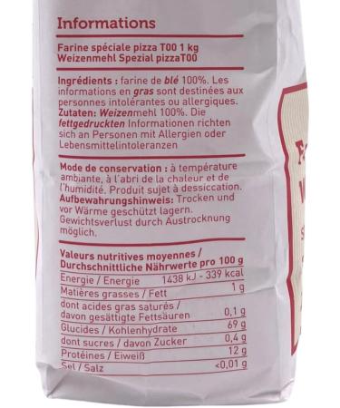 Pizza 00 Flour 1kg and Fresh Yeast 12 x 42g - Buy Online on SooperMarket.com