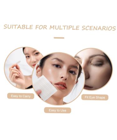 PLAFOPE 1 Set Double Eyelid Sticker Tweezers Invisible Tape Adhesive Tape Traceless Eye Lift Strips Makeup Supplies Traceless Eyelid Tape Eyelid Tapes for Makeup Double Eyelid Tape The Pet - Buy Online on SooperMarket.com
