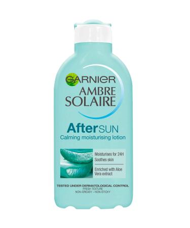 Garnier Ambre Solaire After Sun Soothing and Hydrating Lotion with Natural Derived Aloe Vera 200ml 200 ml (Pack of 1) Lotion