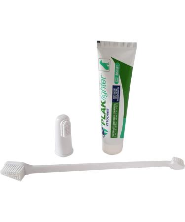 Vetocanis Bio00068 Dental Care Set for Dogs - Toothbrush Toothpaste & Massage Brush Biscuit Flavor - 1 Pack for Fresh Breath & Healthy Teeth - Buy Online on SooperMarket.com