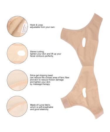 Anti-Wrinkle Face Slimming Mask - V Face Lift Belt for Anti-Aging - Breathable Chin Compression Bandage (Medium) - Buy Online on SooperMarket.com