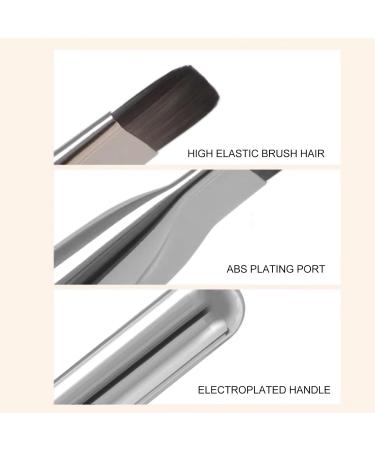 Liquid Brush Flat Head Makeup Brush | Lightweight Concealer Brush with Ergonomic Handle & Soft Hairs | International Shipping Available - Buy Online on SooperMarket.com