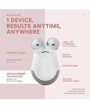 NuFACE Mini & FIX Starter Kits - FDA Cleared Microcurrent Device for Face Sculpting & Line Smoothing - Aqua Gel & FIX Serum Included - Buy Online on SooperMarket.com