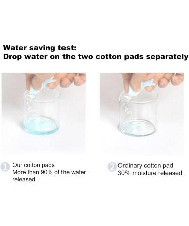 shlutesoy Cosmetic Cotton Strong Water Absorption Cleaning Skin Mini Facial Clean Nail Wipes Debris Skin Care Pad for Travel 50 - Buy Online on SooperMarket.com