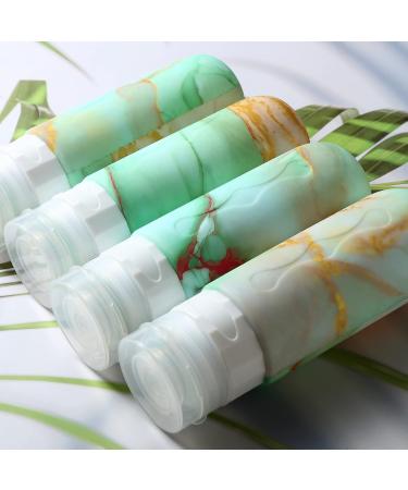 Gemice TSA-Approved Travel Bottles for Toiletries - 85ml BPA-Free Leak-Proof Refillable Containers for Shampoo & Lotion - 4 Pack Mint - Buy Online on SooperMarket.com