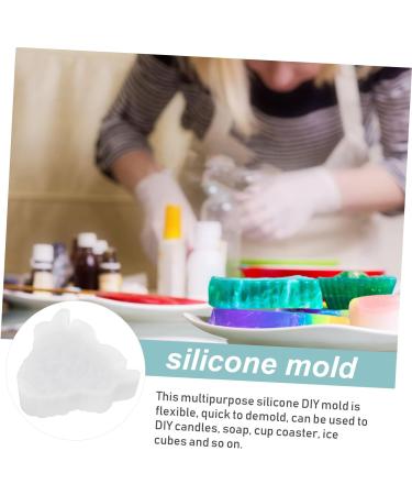 STOBOK Coaster Mold DIY Casting Candle Mold Molde De para Resina Trinket Case Molds Candles Ashtray Moulds DIY Mold for Candle Coasters Silica Gel Handmade Supplies Aromatherapy - Buy Online on SooperMarket.com