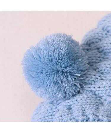 Knitted Hooded Romper Onesie | Baby Boy Girl Clothes | Long Sleeve | 0-6 Months | Light Blue-Hairball - Buy Online on SooperMarket.com