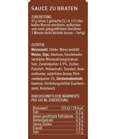 Feinfix Classic Sauce to Roast 207g - Vegan & Lactose-Free Powder for Gravy Vegetable Sauce & Grilling | Ideal for Pasta & Roasting - Buy Online on SooperMarket.com