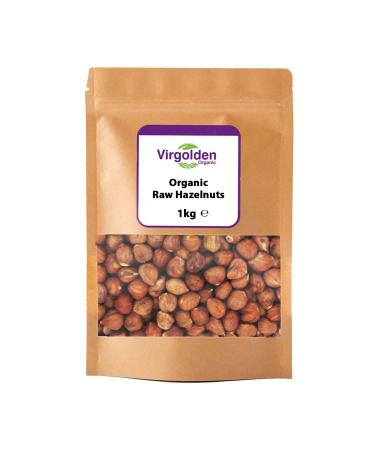 Organic Raw Hazelnuts 1kg by Virgolden Organic