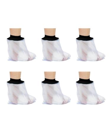 BTuregsau 6X Waterproof Cast Cover Leg for Adult Ankle Shower Bath Watertight Foot Protector Wounds for Swimming Bath Accessories