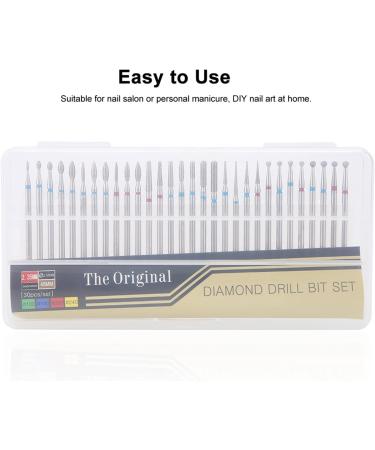 Diamond Cuticle Dead Skin Clean Grinding Burrs Set Drill Bits Dead Skin Nail Files Manicure Tool for Nail Salon Personal Manicure Grinding Polishing Peeling - Buy Online on SooperMarket.com