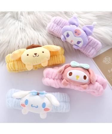 Kawaii Purple Spa Headband for Women and Girls - Soft and Cute Headband for Washing Face, Makeup, and Parties - Buy Online on SooperMarket.com