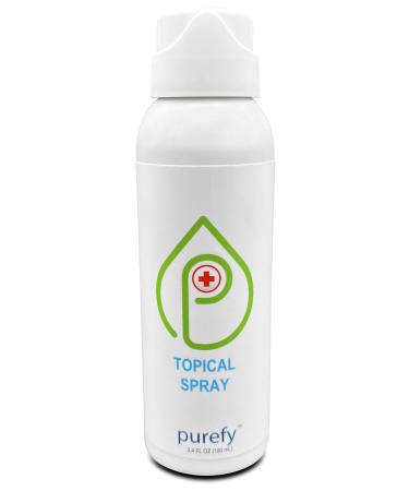 Topical Airesol Spray (3.4oz) Soothing Face & Body Skin Spray Purefypro Dermal HOCL Technology Natural Skincare Support Redness Irritations Eyelid Eyelash Bumps Dry Skin Athletic Itch