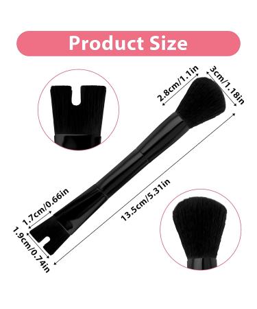 Molain Nose Contour U-Shaped Makeup Brush - 2-in-1 Dual Ended Brush for Sculpting & Defining Nose & Cheek Bones (Black) - International Shipping Available - Buy Online on SooperMarket.com