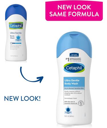 Cetaphil Ultra Gentle Body Wash Fragrance-Free - 16.9 fl oz (Pack of 3) | Sensitive Skin Care - Buy Online on SooperMarket.com