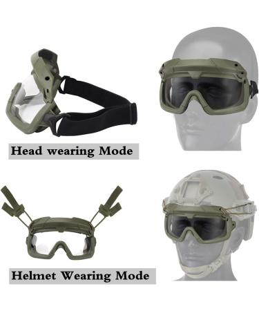 Fast Airsoft HelmetAirsoft Tactical Paintball Half Face Protection Mask and Goggles Set  for Paintball CS Game Set BK General type - Buy Online on SooperMarket.com