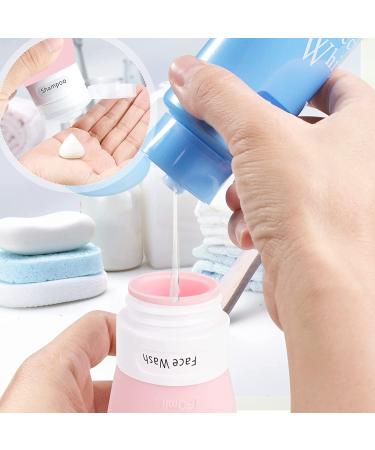 INSFIT Portable Travel Bottles 2 oz - TSA Approved Toiletries Containers - Leak Proof Squeezable Silicone Tubes - 4 Pack - Buy Online on SooperMarket.com