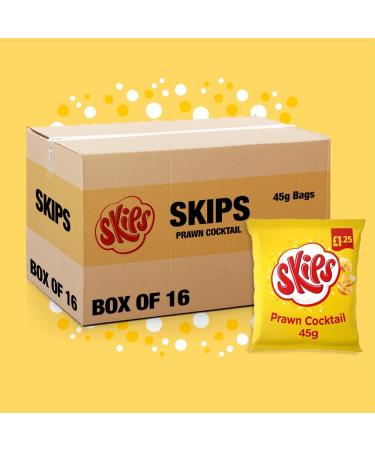 Skips Prawn Cocktail Flavour Case of 16x45g