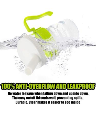 Kirimon Flow Control Spill Proof Cup with Two Style Lids - Spill-Resistant  Leak-Proof Break-Proof Feeding Cup for Elderly Disabled and Adults - Buy Online on SooperMarket.com