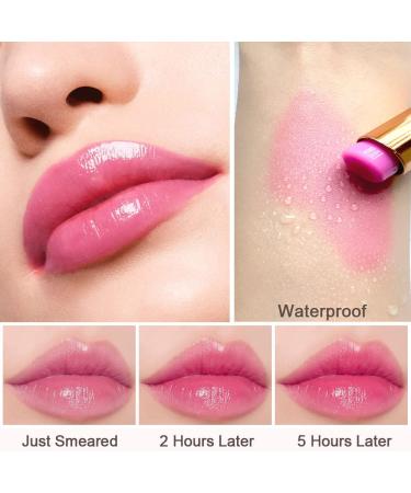 BINGBRUSH 2 Pcs Grape Color Changing Lipstick Lip Tint Set - Long Lasting PH Mood Moisturizing Lip Gloss for Women - Buy Online on SooperMarket.com