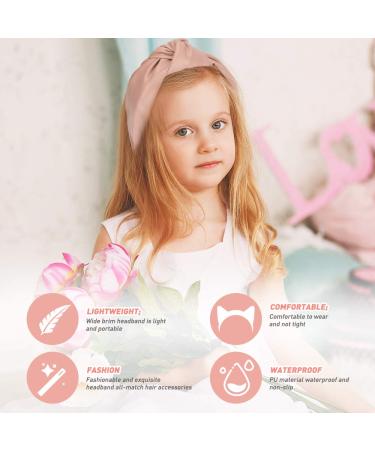 6 PCS Welltop Wide PU Leather Knotted Headbands for Women - Fashionable Non-Slip Hair Accessories for Girls - Buy Online on SooperMarket.com