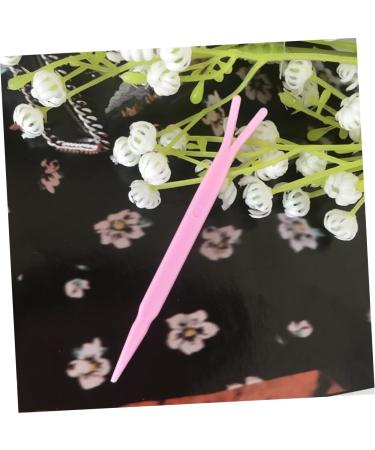 PLAFOPE 100pcs Plastic Forks for Clip Woman Stick Rods Accessories Fork Cosmetic Wear Y-shaped Supplies - Buy Online on SooperMarket.com