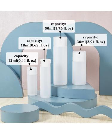 Benecreate 10 Pack 30ml Small Travel Bottles Refillable Plastic Cosmetic & Makeup Containers for International Shipping - Buy Online on SooperMarket.com