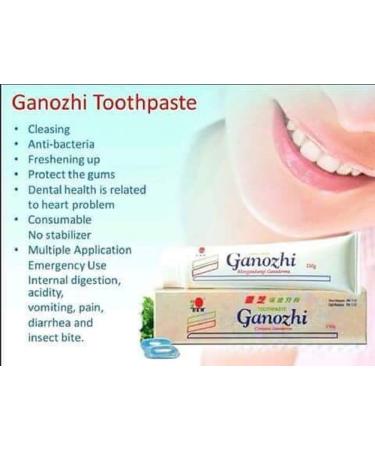 DXN Ganozhi Toothpaste Ganoderma 150g - Set of 3 Boxes | Natural Oral Care - Buy Online on SooperMarket.com