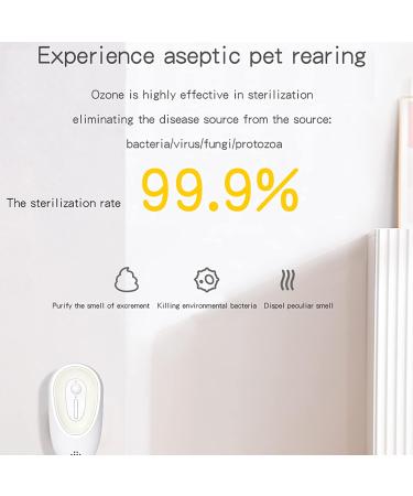 Holzsammlung Cat Litter Deodorizer Auto On/Off Freshener Pet Litter Boxes Odor Remover Air Purifier Genie with Aromatherapy Compartment Smart Sensor System Rechargeable Smell Eliminator Machine #015 - Buy Online on SooperMarket.com