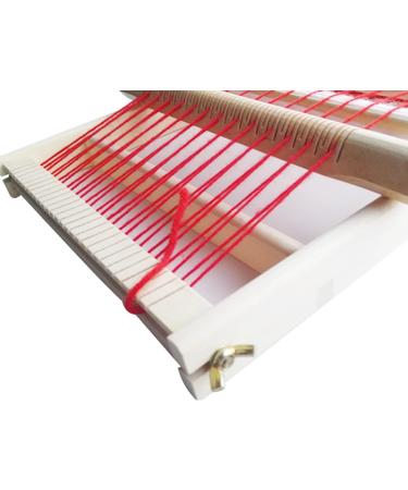 Mikimiqi Wooden Multi-Craft Weaving Loom - Large Frame for Kids' Handcrafting - 9.85x15.75x1.3 Inches - Buy Online on SooperMarket.com