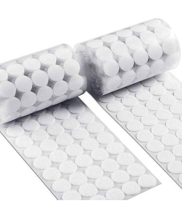 Self Adhesive Dots  Strong Adhesive 1400pcs(700 Pairs) 0.59 Diameter Sticky Back Coins Nylon Coins  Hook & Loop Dots with Waterproof Sticky Glue Coins Tapes  Suitable for Classroom  Office  Home