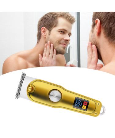 Buy Rechargeable Hair Clipper Set - Cordless Gold Metal Electric Trimmer with Guide Combs for Grooming | International Shipping Available - Buy Online on SooperMarket.com