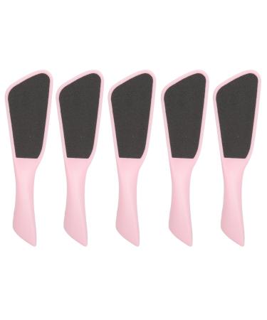 5pcs Pedicure Foot File Double Sided Scrub Removes Dead Skin Coarse Scrub Surface for Calluses Comfortable Handle Foot Care with Fine Scrub Surface for Daily Foot Care