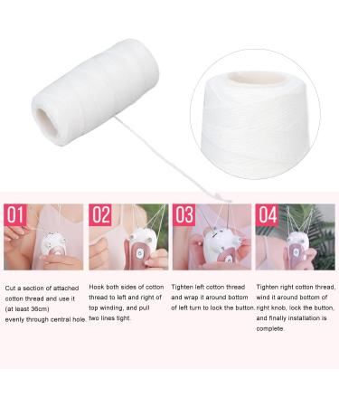 Electric Facial Hair Remover with Replacement Threading Thread - Hair Shaver and Epilator for Smooth Hair Removal - Buy Online on SooperMarket.com