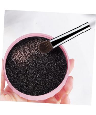 Beavorty 3pcs Makeup Brush Cleaning Box silicone brush cleaner makeup cleaning bowl makeup brush cleaner solution make up silicone makeup brush cleaner Wet and dry Silica gel carpet - Buy Online on SooperMarket.com
