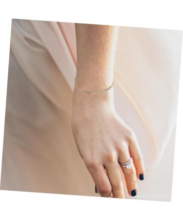 HAPINARY 10pcs Adjustable Bracelets Adjustable Cuff Bracelet Bracelets Aesthetic Bracelets for Girls Adjustable Decors Chic Wrist Jewelry Open Bracelets Beads Copper Preserve Color Golden 23X0.3cm - Buy Online on SooperMarket.com