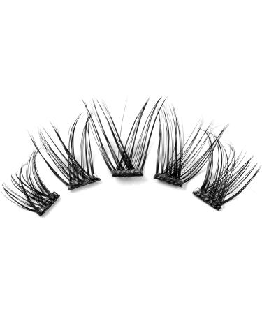 Reusable Self-Adhesive Mixed D Curl Cluster Eyelashes - 9-14mm D13 - No Glue Needed - Natural Extensions - Portable - 1 Count - Buy Online on SooperMarket.com