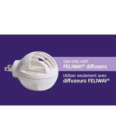 FELIWAY Friends Diffuser Refill 3-Pack (FELIWAY MultiCat) - Use with FELIWAY Cat Diffusers - Helps Reduce Fighting Tension and Conflicts Between Cats in The Home (90 Day Supply FELIWAY Refill D894) - Buy Online on SooperMarket.com